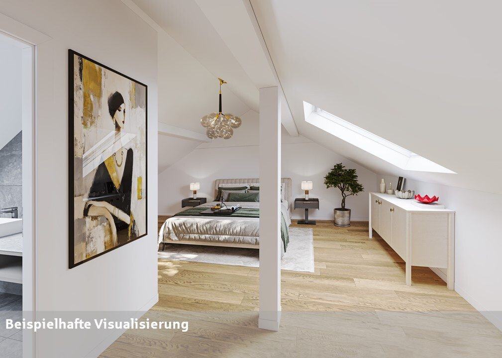 Zimmer im Dachgeschoss Immobilienangebot - Münster - Wohnen & Gewerbe - Viel Platz für Ihre Ideen: Doppelhaushälfte mit großzügiger Fläche! (Erbbaurecht)