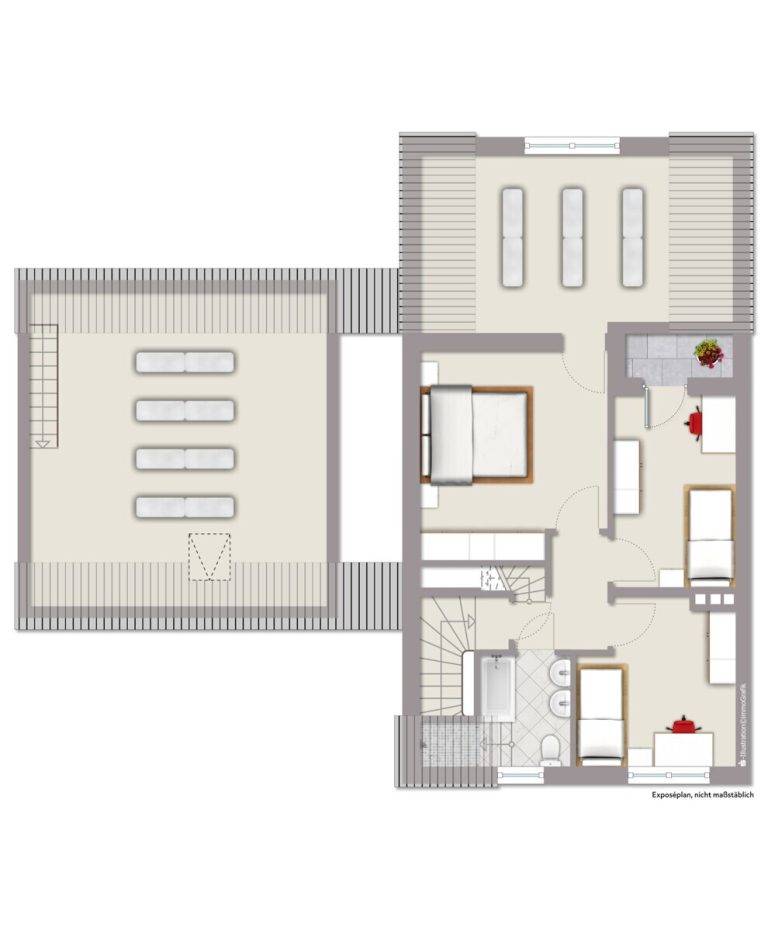 Immobilienangebot - Münster - Wohnen & Gewerbe - Viel Platz für Ihre Ideen: Doppelhaushälfte mit großzügiger Fläche! (Erbbaurecht)