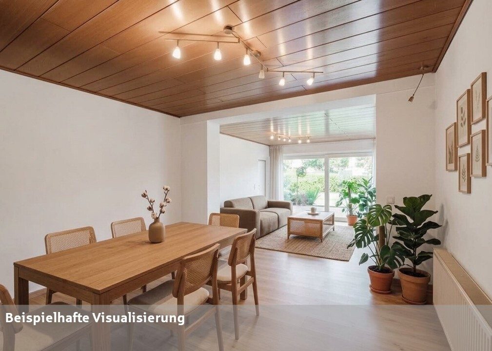 Wohnzimmer Immobilienangebot - Münster - Wohnen & Gewerbe - Viel Platz für Ihre Ideen: Doppelhaushälfte mit großzügiger Fläche! (Erbbaurecht)