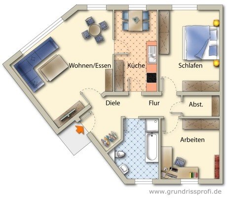 Immobilienangebot - Guxhagen - Alle - Wohnung sucht Single oder Paar! Keine Käuferprovision!