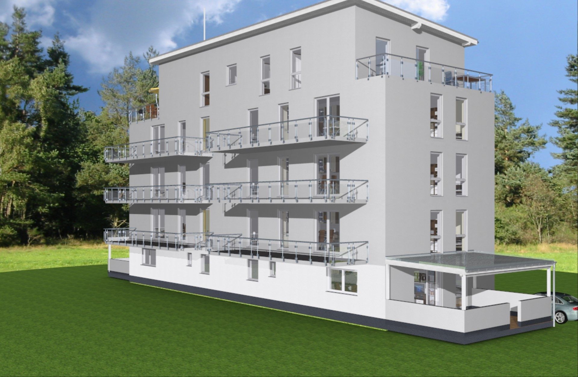 Immobilienangebot - Melsungen - Alle - Wohnung 1 - EG links mit Terrasse