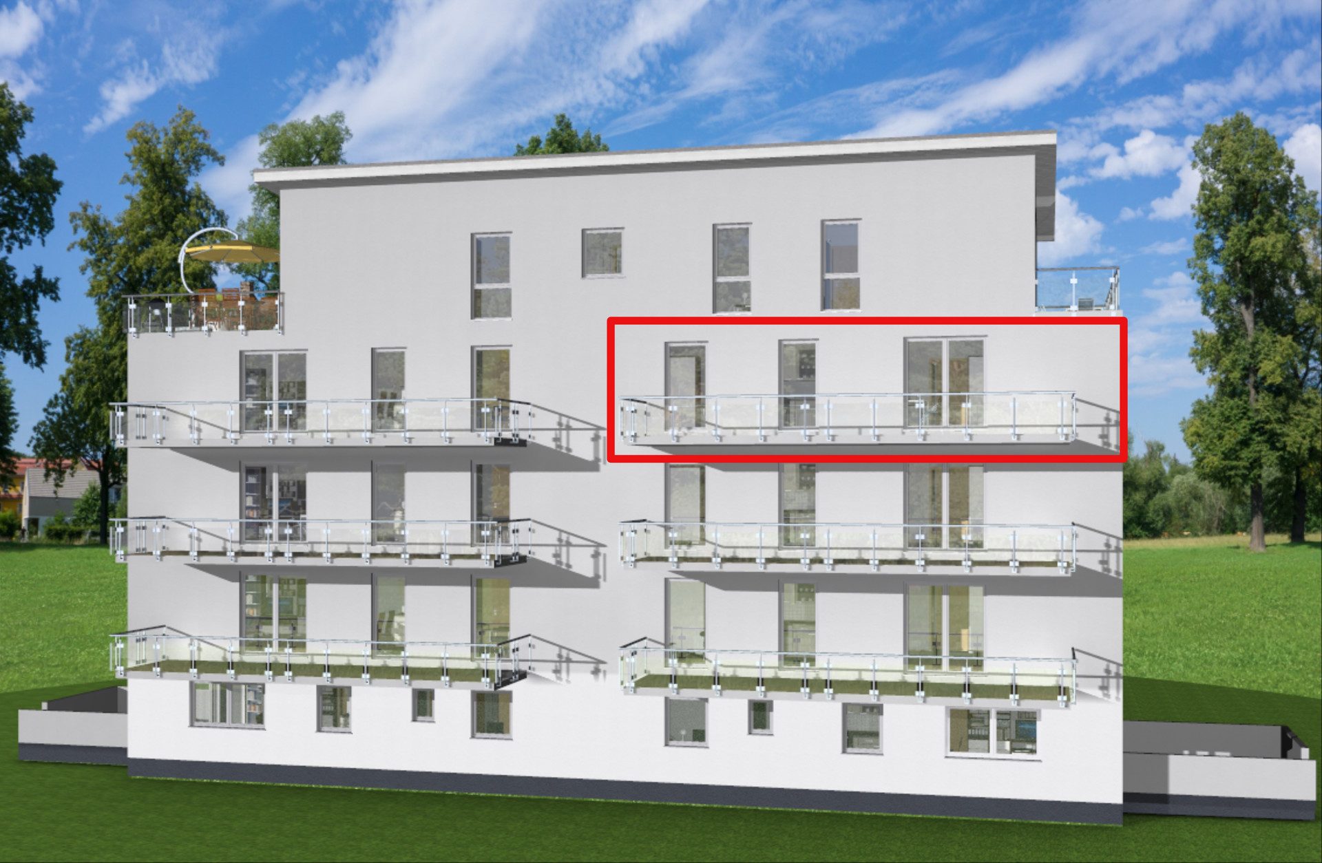 Immobilienangebot - Melsungen - Alle - Wohnung 7 - 3 Obergeschoss Süd-Ost Ausrichtung