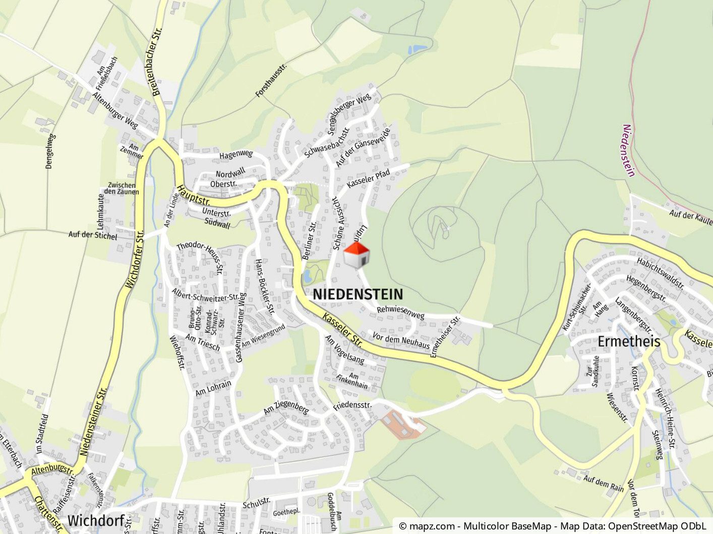 Immobilienangebot - Niedenstein - Wohnen - Außergewöhnliches Anwesen über den Dächern von Niedenstein! KEINE KÄUFERPROVISION