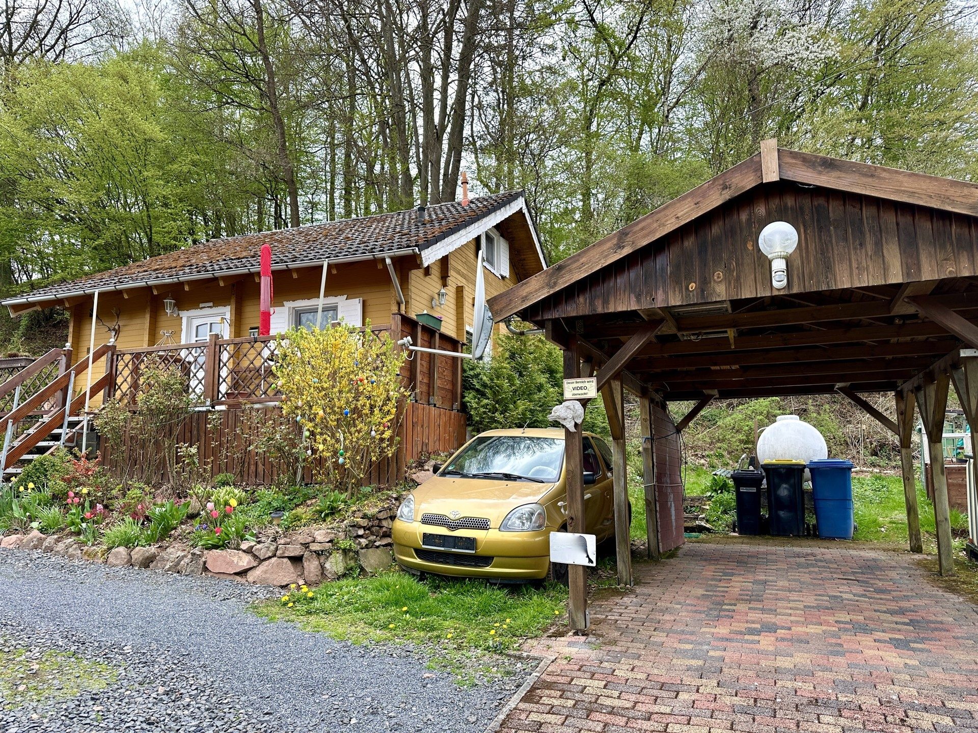 Immobilienangebot - Knüllwald - Wohnen - Wohnen mit Weitblick - Holzhaus in Knüllwald OT! Keine Käuferprovision!