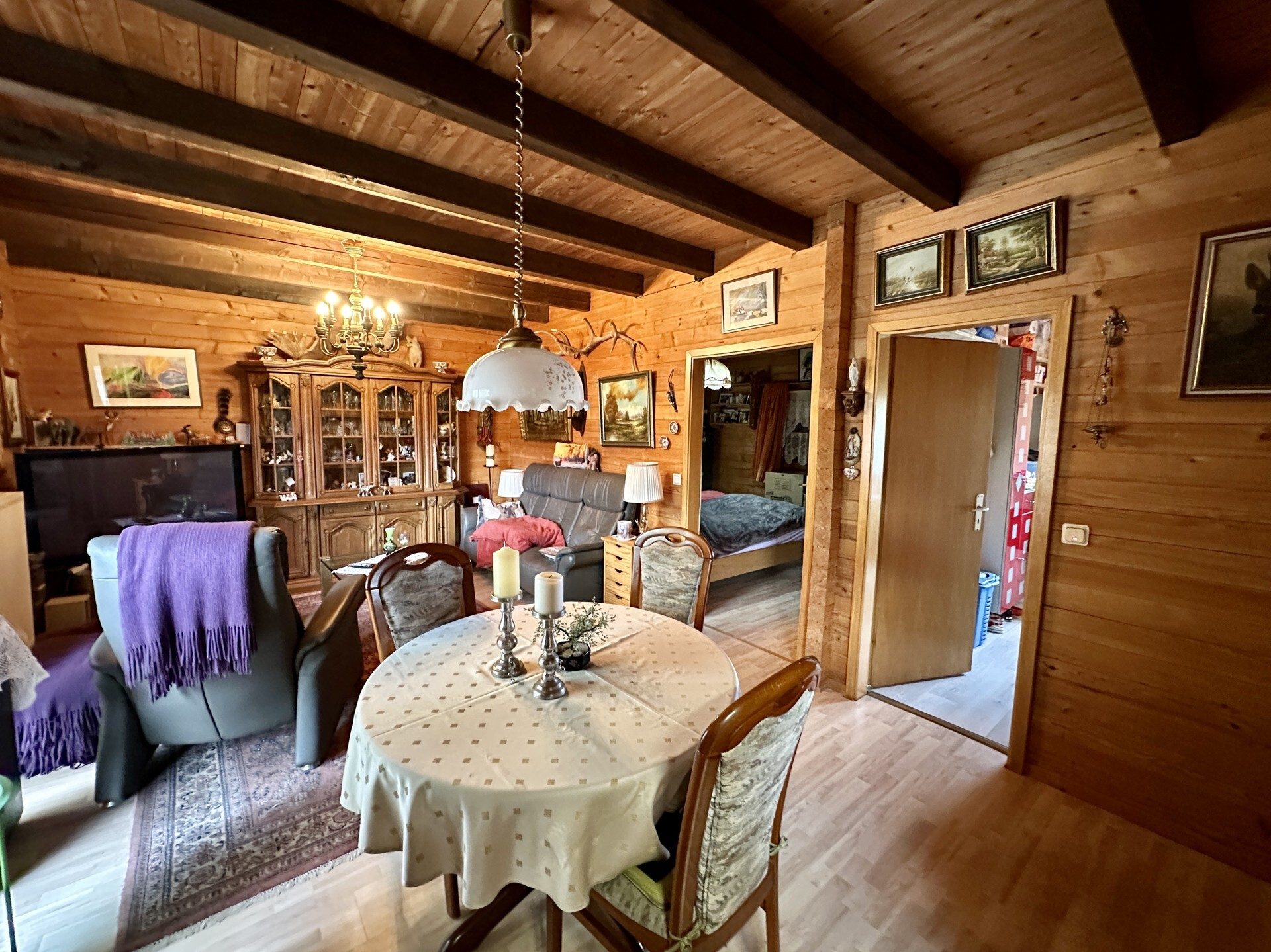 Immobilienangebot - Knüllwald - Wohnen - Wohnen mit Weitblick - Holzhaus in Knüllwald OT! Keine Käuferprovision!