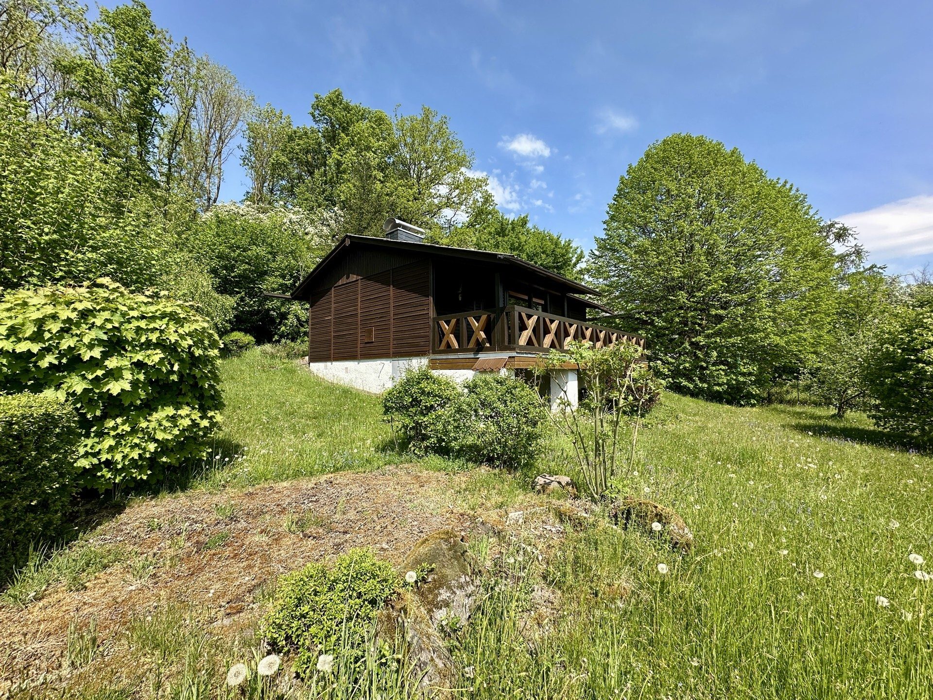 Immobilienangebot - Gemünden - Wohnen - Mitten im Vogelsberger Wald - Ferienhaus in Gemünden (Felda) OT! Keine Käuferprovision!