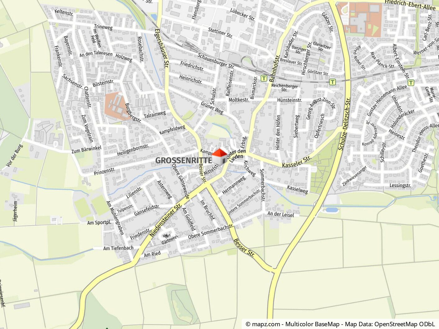 Immobilienangebot - Baunatal / Großenritte - Wohnen - Attraktive Steuervorteile möglich:
Wohn- und Geschäftshaus zentral in Großenritte!