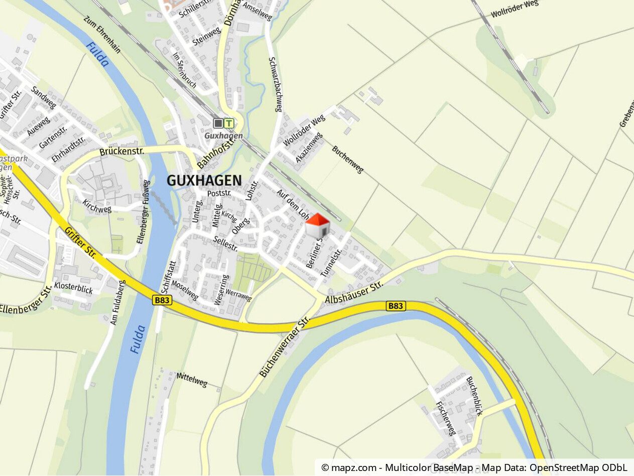 Immobilienangebot - Guxhagen - Wohnen - Rundum gepflegtes Einfamilienhaus in Guxhagen. Keine Käuferprovision!