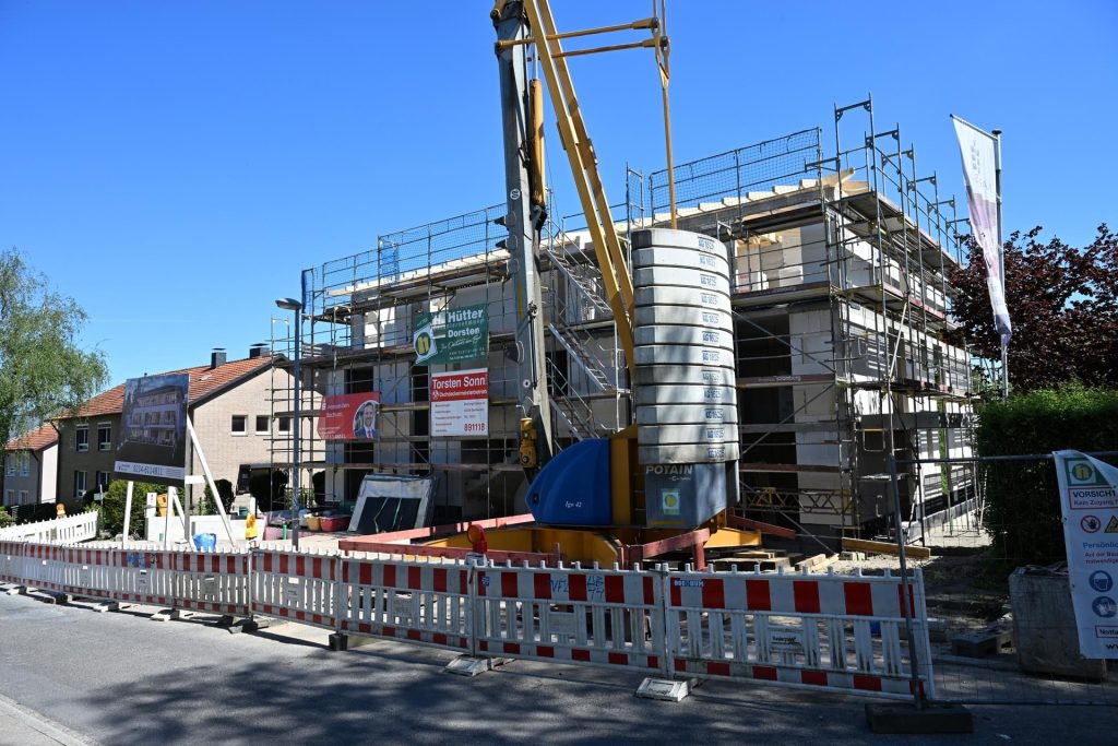 Immobilienangebot - Bochum - Alle - Ihre 4 Wände im Bau - bald ins Grüne schauen, Rohbau steht