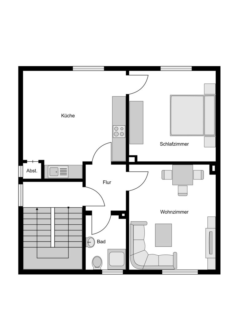 Immobilienangebot - Bochum - Alle - Zentral und mit schönem Garten in
Grumme