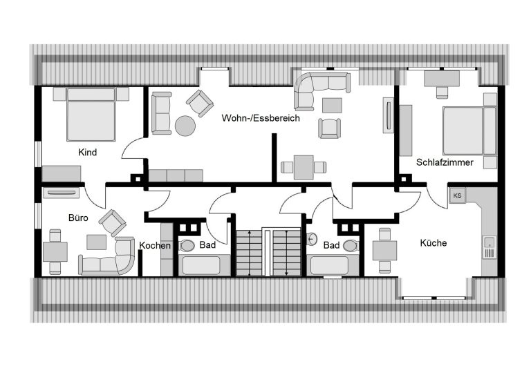 Immobilienangebot - Bochum - Alle - Zwei zusammengelegte Wohnungen
in Wattenscheid
