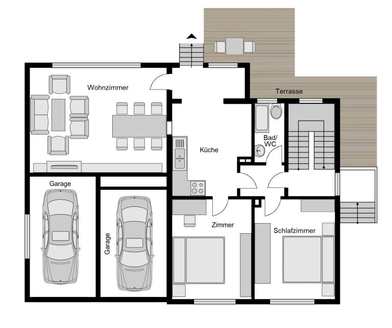 Immobilienangebot - Bochum - Alle - Zweifamilienhaus im Grünen
in Eppendorf