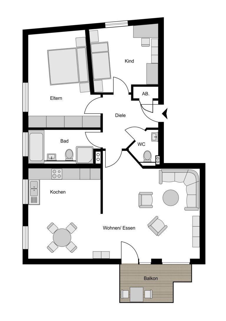 Immobilienangebot - Bochum - Alle - Überzeugendes Gesamtpaket: Wohnkomfort
in Wiemelhausen