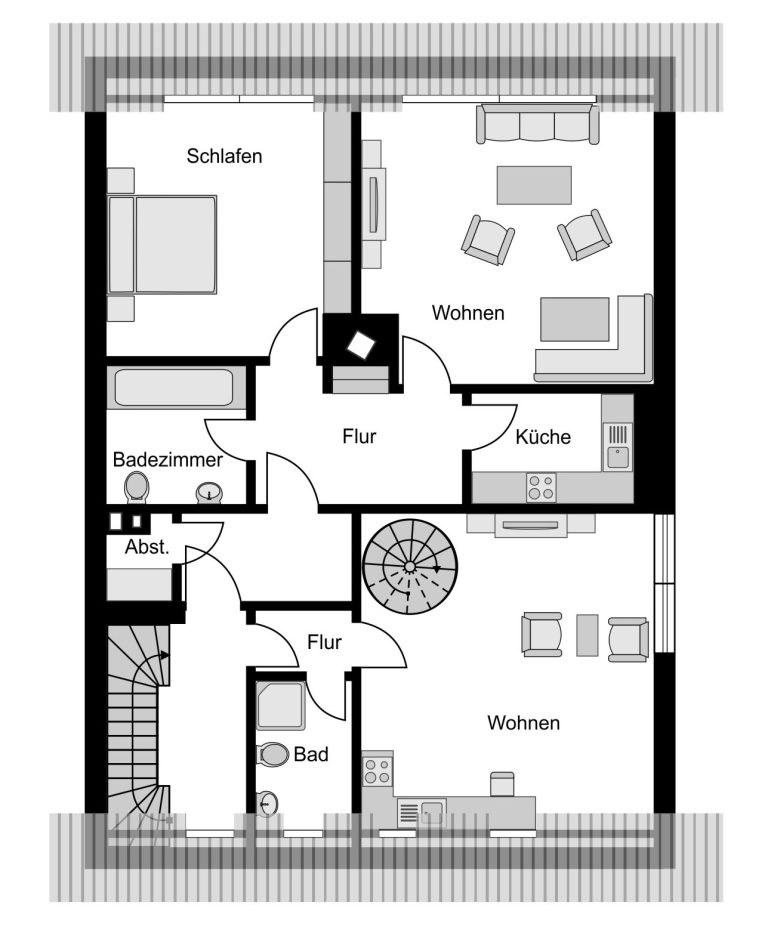 Immobilienangebot - Bochum - Alle - Familienfreundliches Wohnen 
in Günnigfeld