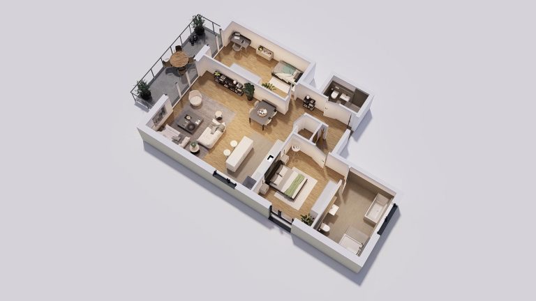 Immobilienangebot - Bochum / Stiepel - Alle - Ein Grundriss für Herz und Verstand - mit Balkon in Stiepel-Dorf