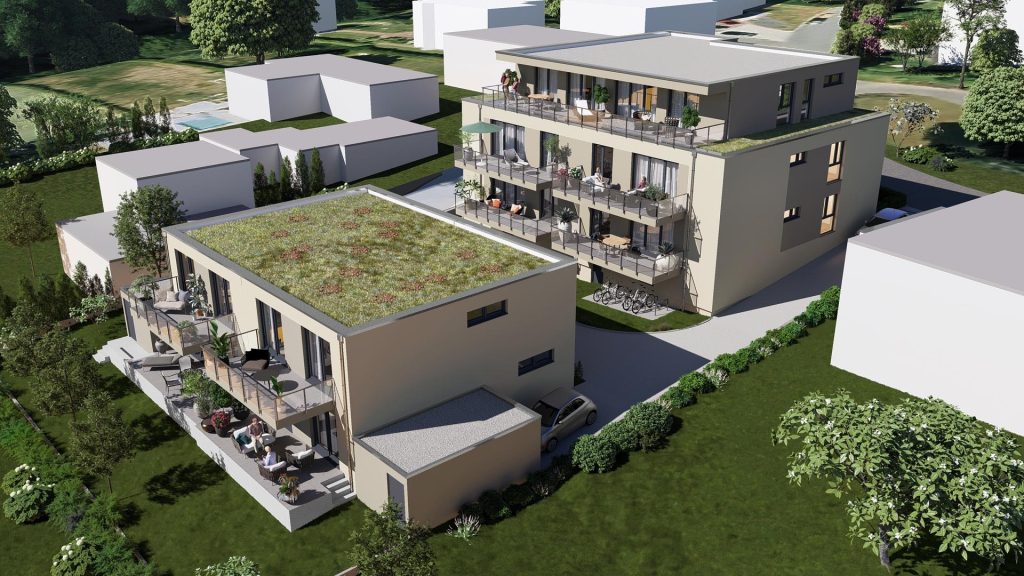 Immobilienangebot - Bochum / Stiepel - Alle - Praktische Neubauwohnung mit Balkon in Stiepel-Dorf (Rohbau läuft)