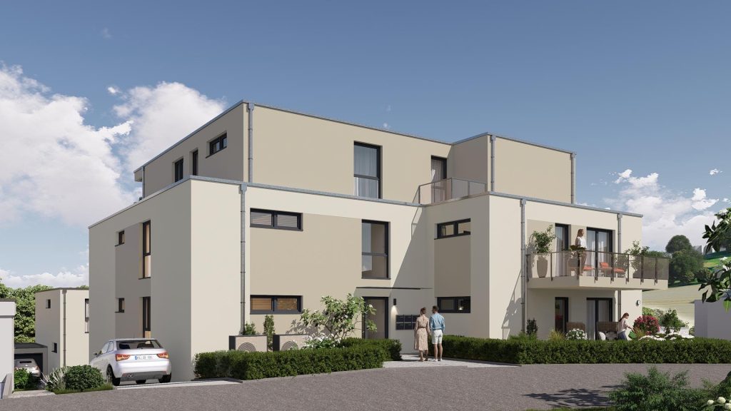 Immobilienangebot - Bochum / Stiepel - Alle - Praktische Neubauwohnung mit Balkon in Stiepel-Dorf (Rohbau läuft)