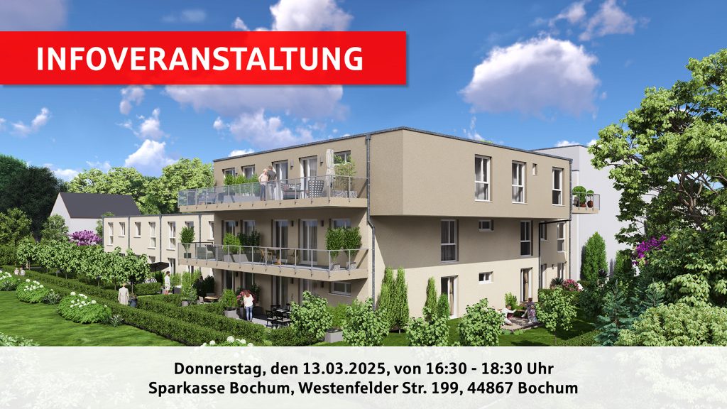 Einladung Immobilienangebot - Bochum - Alle - Neubau Pulverstr. 25 (K&K) - 7ETW+5RH