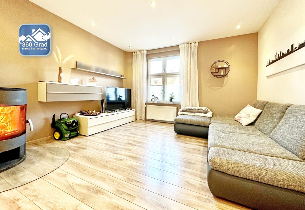 Wohnzimmer mit Kamin Immobilienangebot - Bochum - Alle - Einziehen und wohlfühlen! Modern Wohnen
in Linden