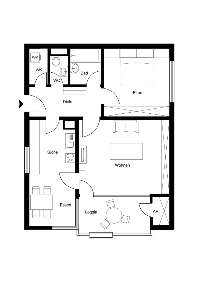 Immobilienangebot - Bochum - Alle - Zentral gelegen und gut geschnitten
in Langendreer