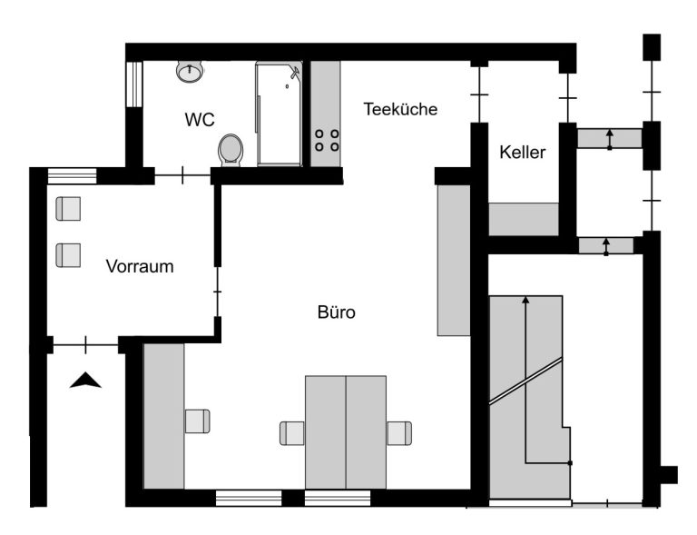 Immobilienangebot - Bochum - Alle - Gewerbeeinheit in Teileigentum – ideal zur Eigennutzung oder Kapitalanlage in Harpen