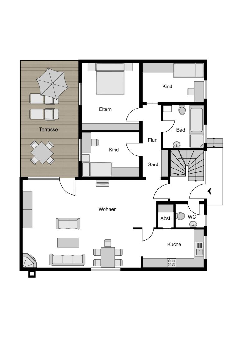 Immobilienangebot - Bochum - Alle - Ein Ort zum Ankommen: Zweifamilienhaus 
in Langendreer