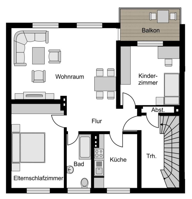 Immobilienangebot - Bochum - Alle - Viel Platz für die ganze Familie
in Harpen