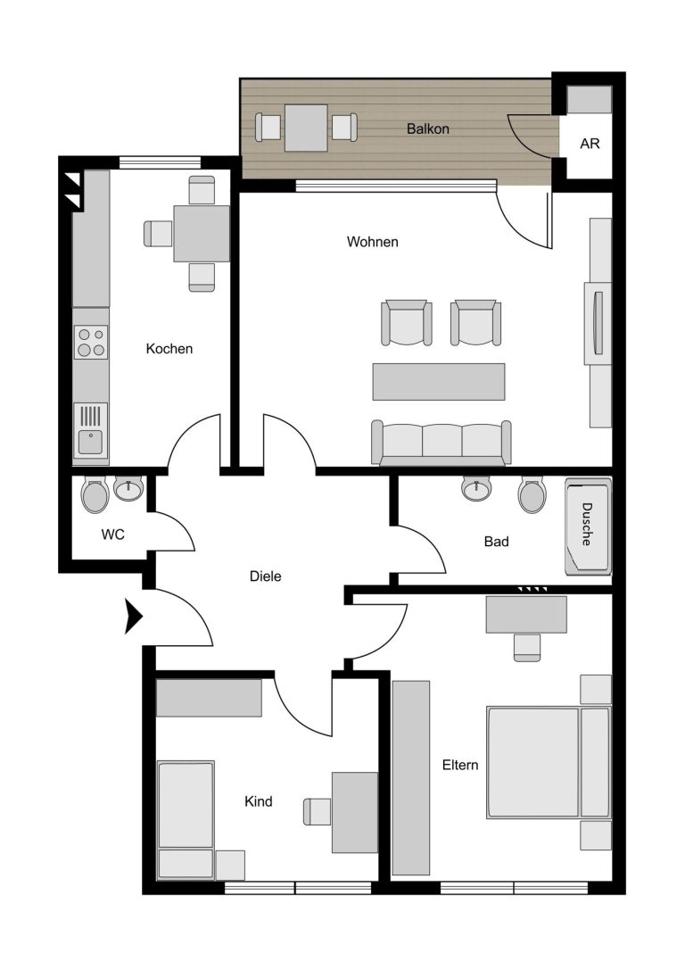 Immobilienangebot - Bochum - Alle - Einziehen und wohlfühlen
in Günnigfeld