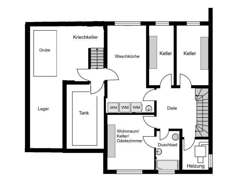 Immobilienangebot - Bochum - Alle - Wohntraum mit Einliegerwohnung
in Höntrop
