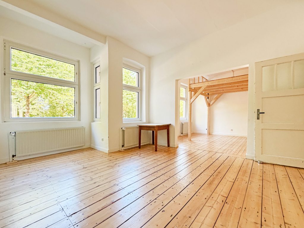 Wohnzimmer Immobilienangebot - Bochum - Alle - Charmante Erdgeschosswohnung mit Garten
am Stadtpark