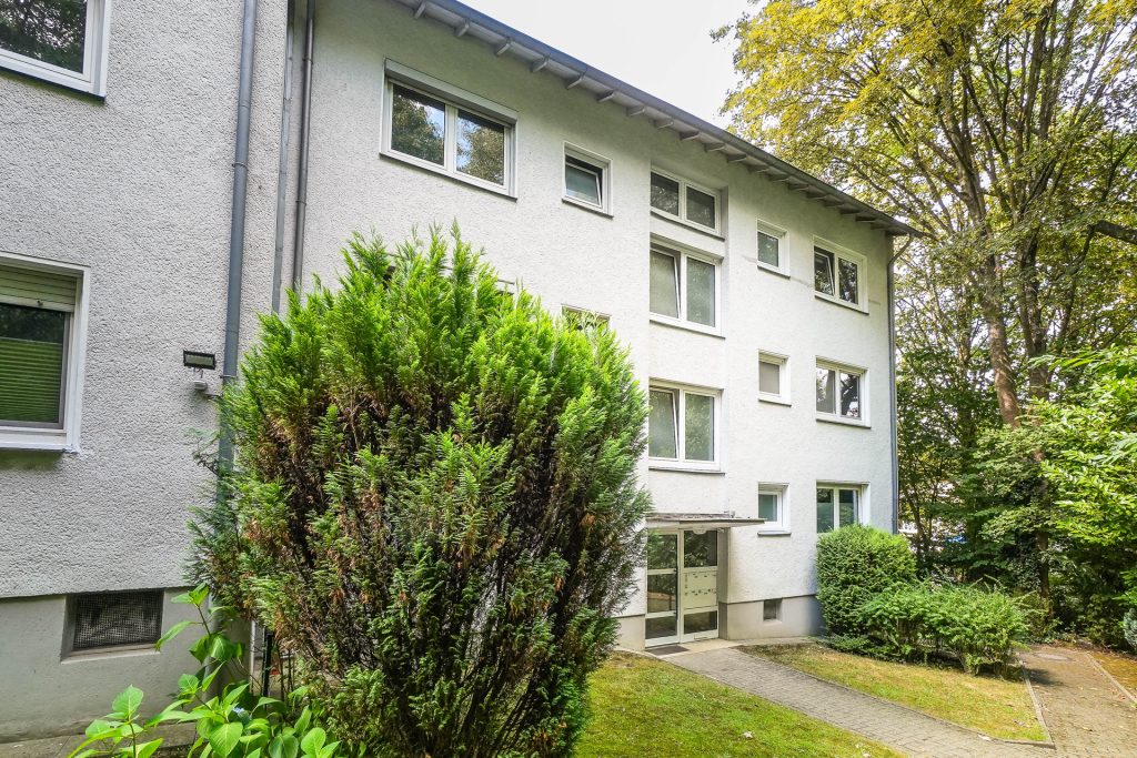 Frontansicht Immobilienangebot - Bochum - Alle - Modernisierte EG-Wohnung mit Balkon
in Grumme
