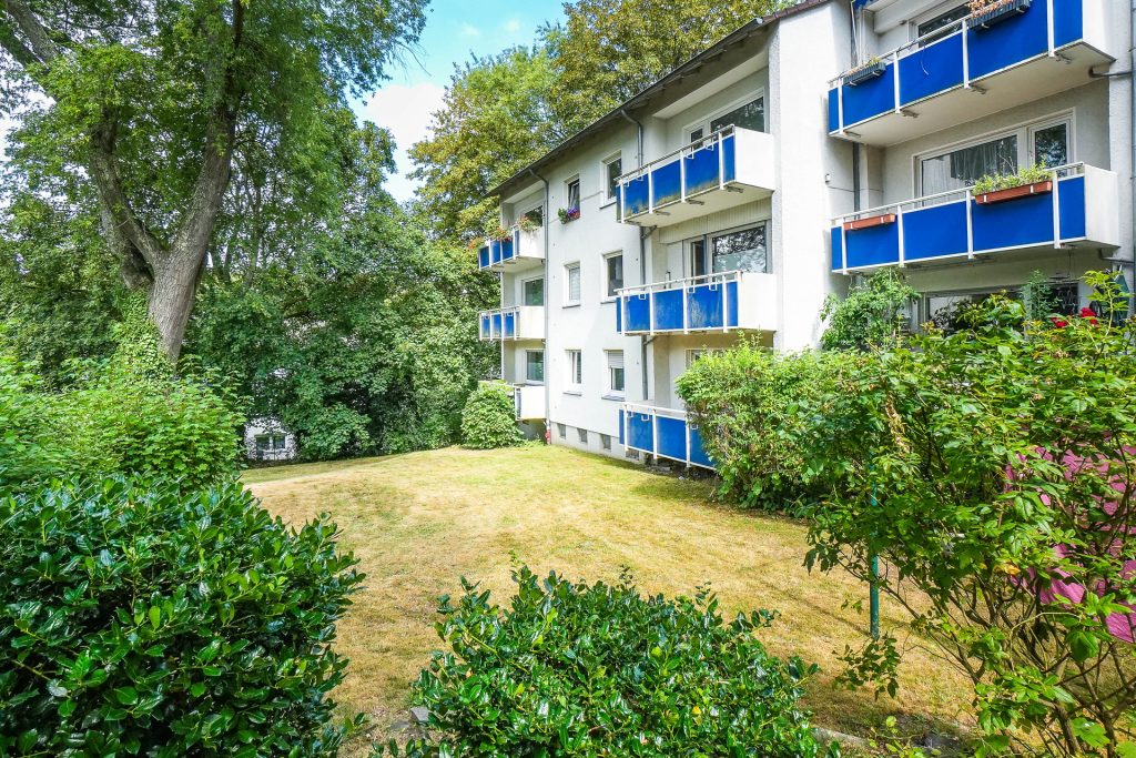 Rückansicht Immobilienangebot - Bochum - Alle - Modernisierte EG-Wohnung mit Balkon
in Grumme
