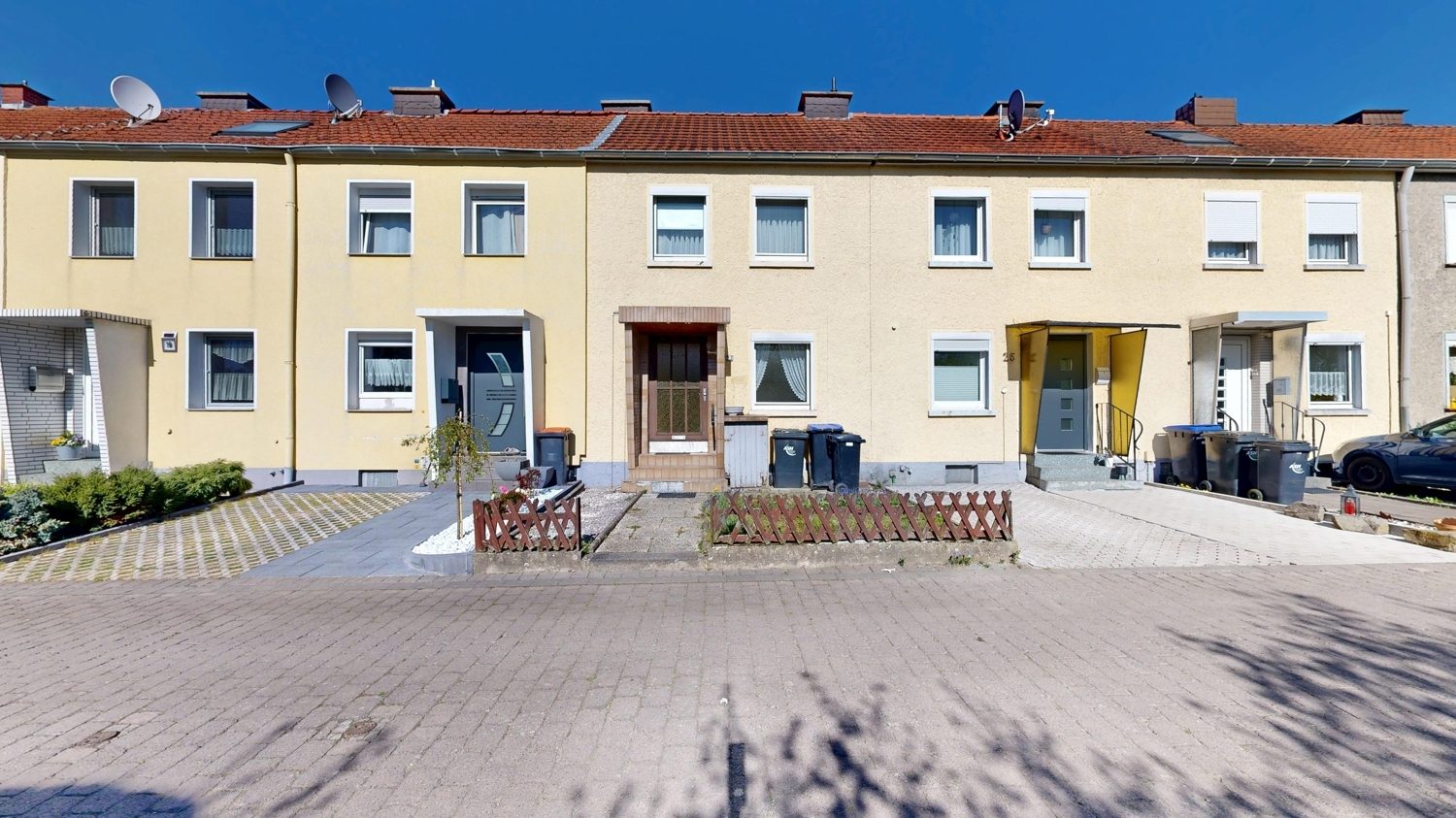 Immobilienangebot - Hamm - Häuser - Provisionsfrei für Käufer: RMH mit 3 Zimmern, Garage & Stellplatz in Wiescherhöfen für Handwerker