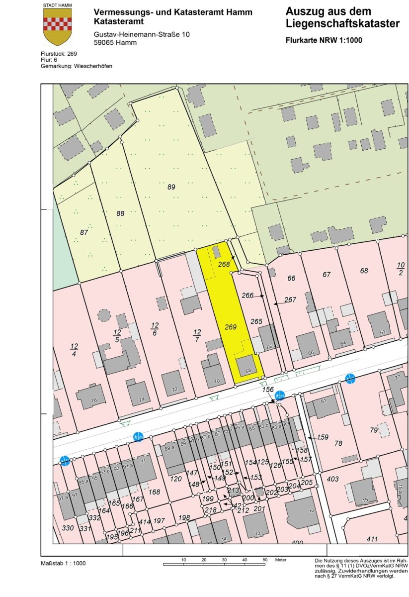 Immobilienangebot - Hamm - Grundstücke - Provisionsfrei für Käufer: Großzügiges Baugrundstück in Hamm-Lohauserholz mit Abbruch-Immobilie