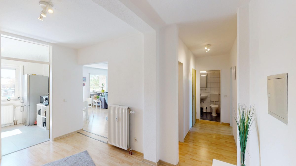 Immobilienangebot - Hamm - Wohnungen - Gepflegte 3-Zimmer-Wohnung mit Balkon und Garage in Hamm-Rhynern