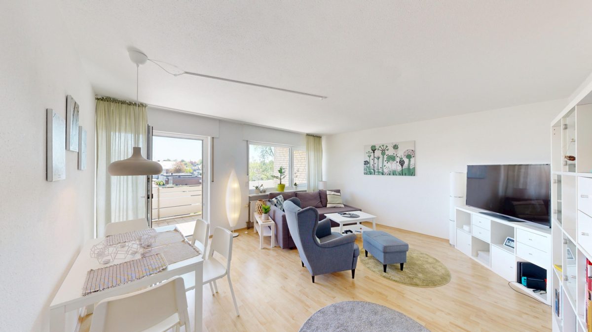 Immobilienangebot - Hamm - Wohnungen - Gepflegte 3-Zimmer-Wohnung mit Balkon und Garage in Hamm-Rhynern