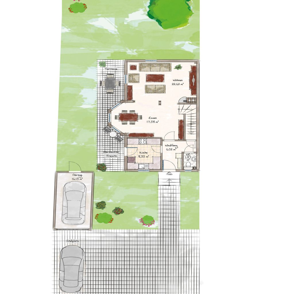 Veltrup Immobilien - Immobilienangebot - Adelshofen - Wohnen - EINLADENDE DOPPELHAUSHÄLFTE IN ADELSHOFEN