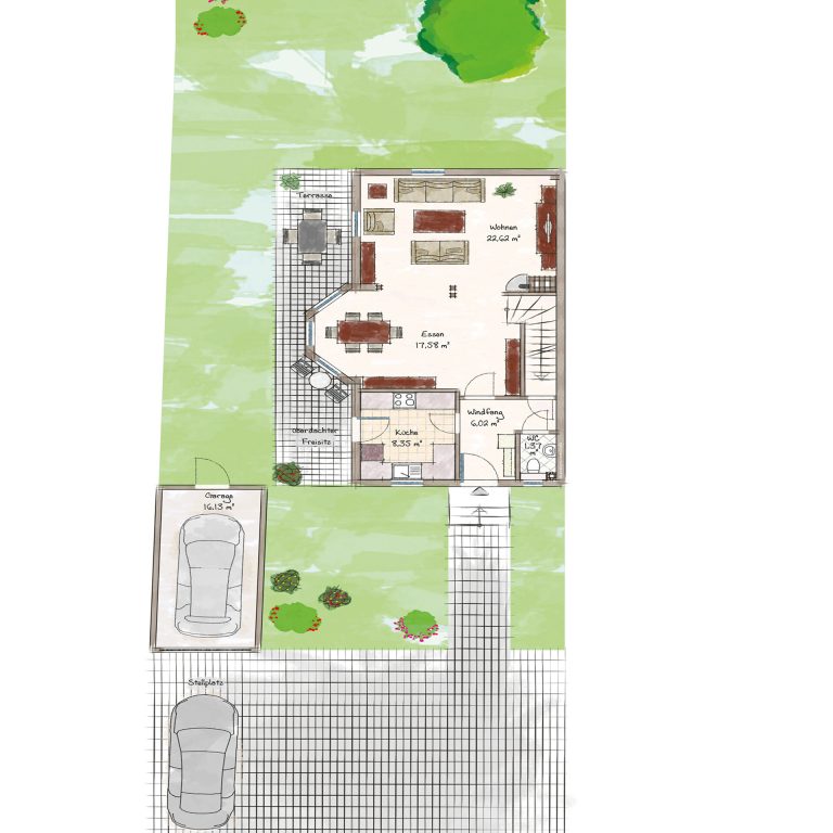 Veltrup Immobilien - Immobilienangebot - Adelshofen - Wohnen - EINLADENDE DOPPELHAUSHÄLFTE IN ADELSHOFEN