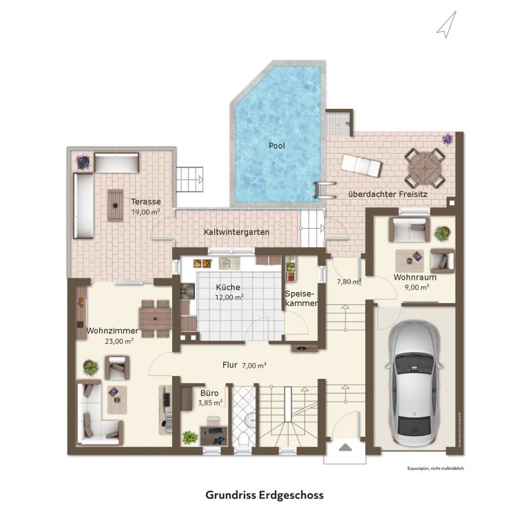 Veltrup Immobilien - Immobilienangebot - Türkenfeld - Wohnen - HOHER WOHNGENUSS FÜR ZWEI: EINE DOPPELHAUSHÄLFTE IN RUHIGER LAGE MIT BESTER ANBINDUNG IN TÜRKENFELD