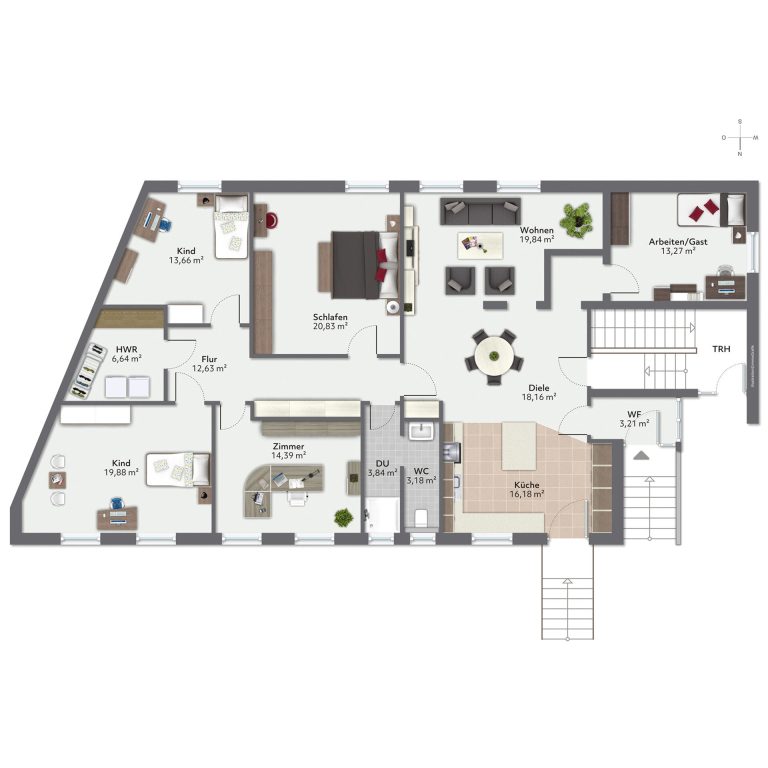 Veltrup Immobilien - Immobilienangebot - Schondorf am Ammersee - Wohnen - ZENTRALE WOHNUNG MIT GROßZÜGIGKEIT & STIL IN SCHONDORF