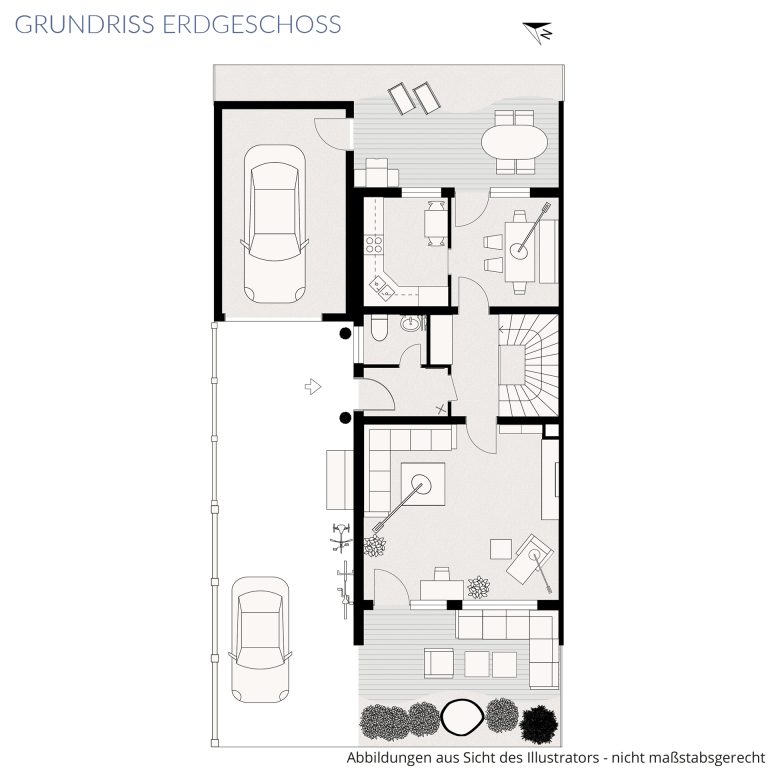 Veltrup Immobilien - Immobilienangebot - München - Wohnen - WOHNEN, WACHSEN, WOHLFÜHLEN:
DOPPELHAUSHÄLFTE MIT RAUM ZUM GESTALTEN