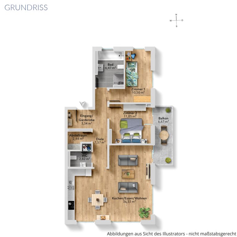 Veltrup Immobilien - Immobilienangebot - Dießen am Ammersee - Wohnen - EXKLUSIVE UND LUXURIÖSE 3-ZIMMER-WOHNUNG IN DIESSEN