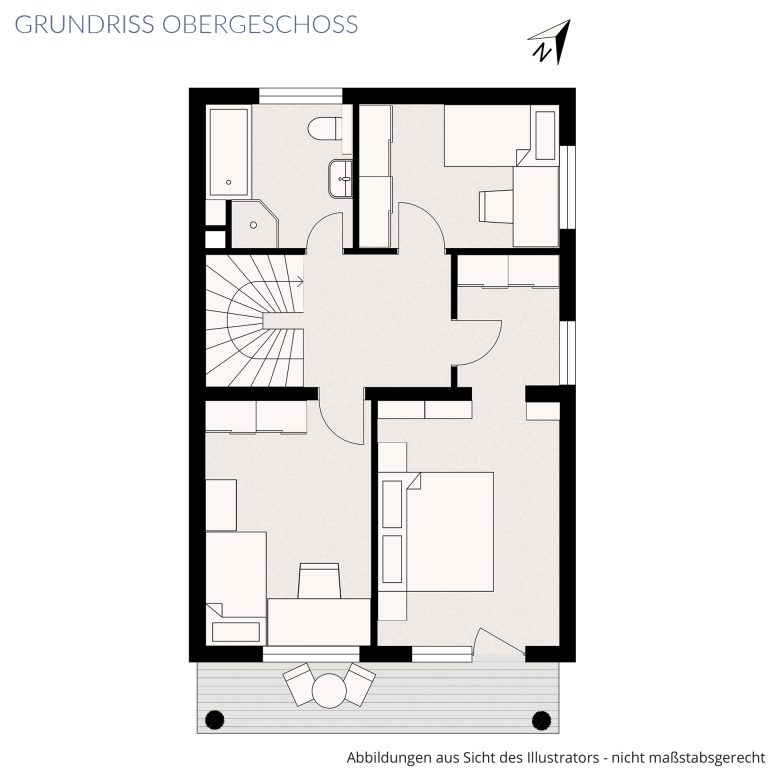 Veltrup Immobilien - Immobilienangebot - Gilching - Wohnen - WOHNEN. ENTSPANNEN. LEBEN:
DOPPELHAUSHÄLFTE MIT GARTEN ZUM WOHLFÜHLEN