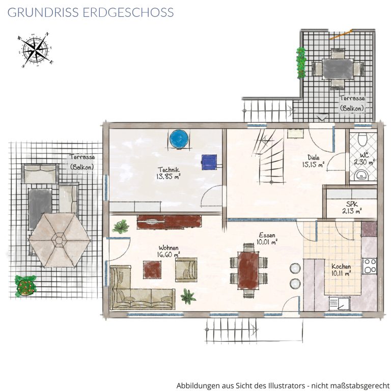 Veltrup Immobilien - Immobilienangebot - Fürstenfeldbruck - Wohnen - EINZIGARTIGES HAUS AN DER AMPER: MODERNES WOHNEN ÜBER HOCHWASSERNIVEAU