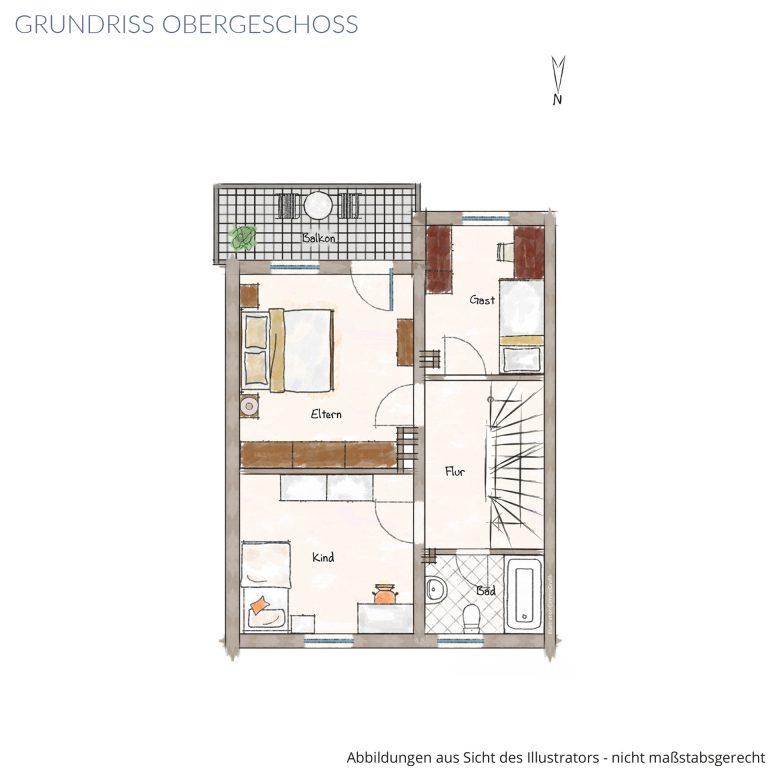Veltrup Immobilien - Immobilienangebot - Königsbrunn - Wohnen - CHARMANTE DOPPELHAUSHÄLFTE MIT POTENZIAL IN KÖNIGSBRUNN