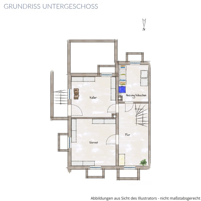 Veltrup Immobilien - Immobilienangebot - Königsbrunn - Wohnen - CHARMANTE DOPPELHAUSHÄLFTE MIT POTENZIAL IN KÖNIGSBRUNN