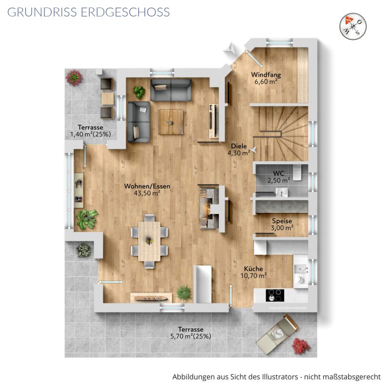 Veltrup Immobilien - Immobilienangebot - Pürgen - Wohnen - EIN ZUHAUSE ZUM ANKOMMEN - EFH IN ORTSRANDLAGE VON PÜRGEN