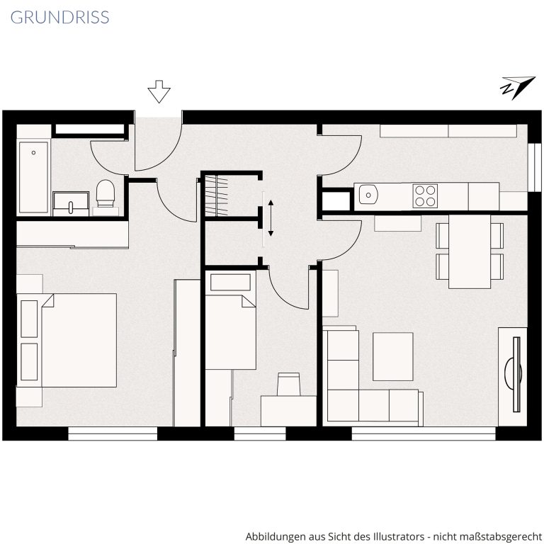 Veltrup Immobilien - Immobilienangebot - München / Laim - Wohnen - SOLIDE KAPITALANLAGE IM MÜNCHNER WESTEN:
LANGFRISTIG VERMIETETE 2,5-ZIMMER-WOHNUNG