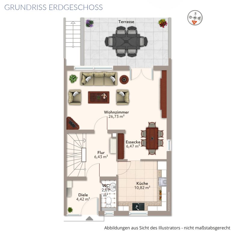 Veltrup Immobilien - Immobilienangebot - Fürstenfeldbruck - Wohnen - VIER EBENEN, VIELE MÖGLICHKEITEN - DOPPELHAUSHÄLFTE IN FÜRSTENFELDBRUCK