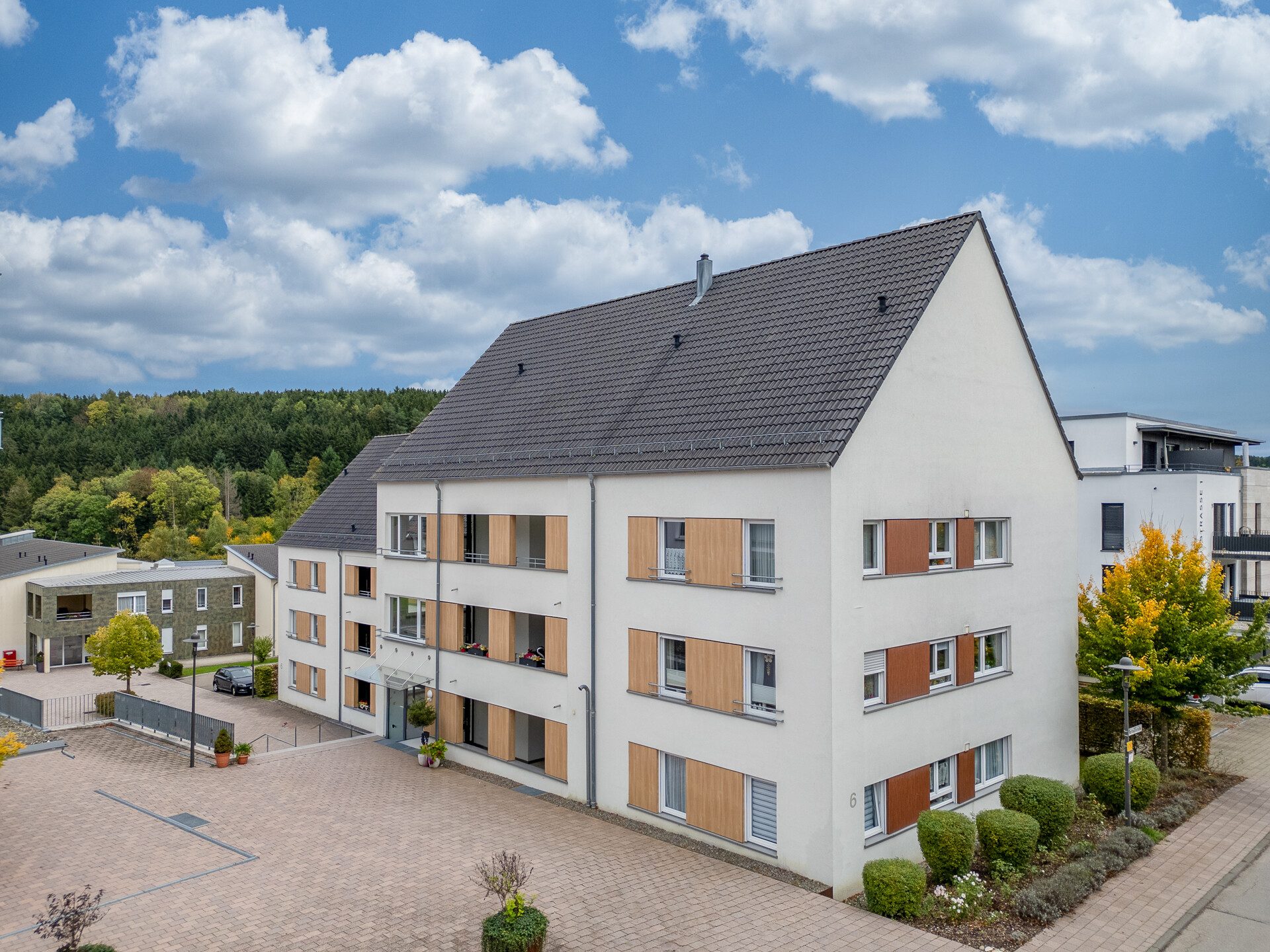 Immobilienangebot - Wellendingen - Wohnungen - Betreutes Wohnen ab 60 Jahren: 2 Zimmer, Erdgeschoss mit Balkon